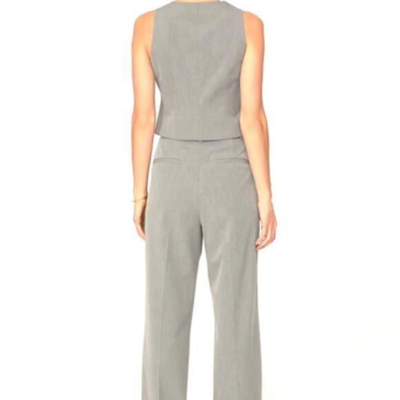 $198 FAVORITE DAUGHTER vest top gray S - Picture 4 of 9